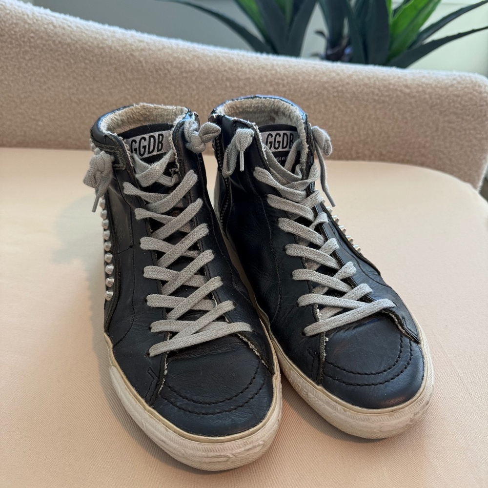GOLDEN GOOSE SLIDE BLACK - size 38